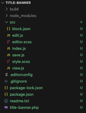 Variation folder structure